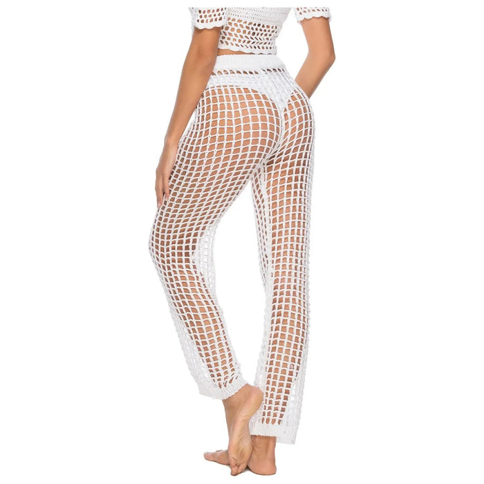 Cutout High Waist Swim Pants