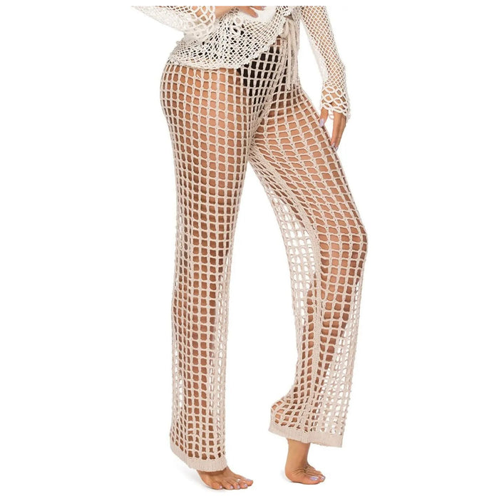 Cutout High Waist Swim Pants