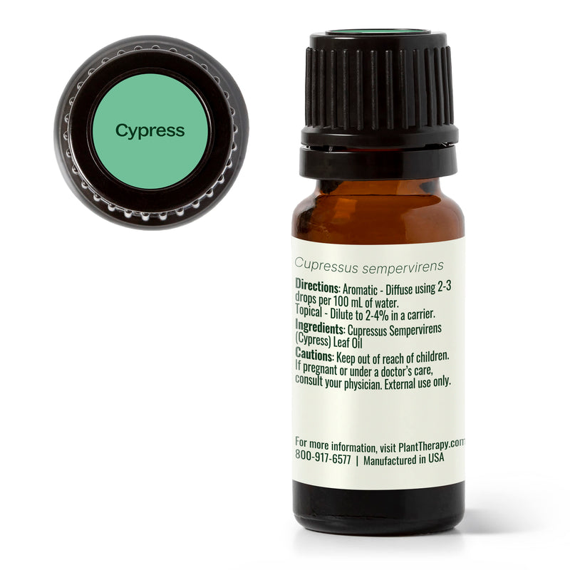 Plant Therapy Cypress Essential Oil Essential Oil White Smoke 10 mL,30 mL