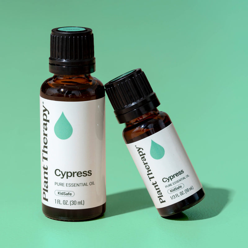 Plant Therapy Cypress Essential Oil Essential Oil Medium Aquamarine 10 mL,30 mL