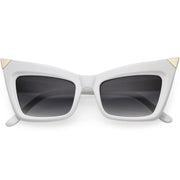 zeroUV New York Celebrity Fashion Pointed Cat Eye Sunglasses 8181 Sunglasses