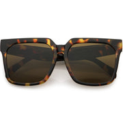 zeroUV Bold Euro Designer Inspired Fashion Oversize Square Sunglasses D009 Sunglasses