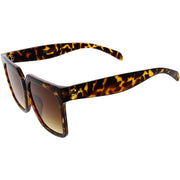 zeroUV Bold Euro Designer Inspired Fashion Oversize Square Sunglasses D009 Sunglasses