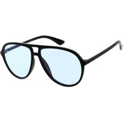 zeroUV Classic 80s Inspired Color Tinted Lens Retro Aviator Sunglasses D015 Sunglasses