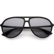 zeroUV Classic 80s Inspired Color Tinted Lens Retro Aviator Sunglasses D015 Sunglasses