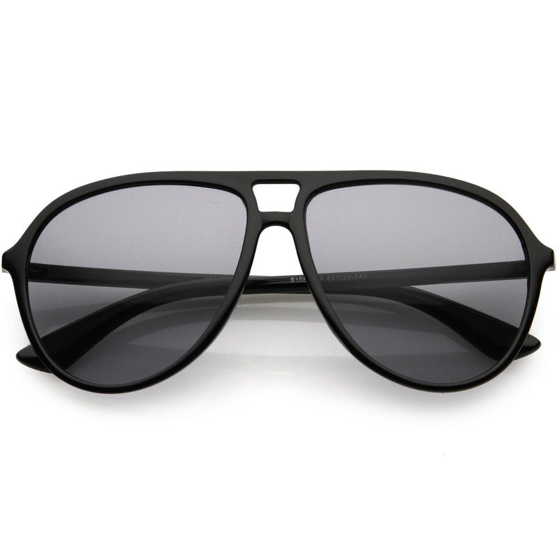 zeroUV Classic 80s Inspired Color Tinted Lens Retro Aviator Sunglasses D015 Sunglasses