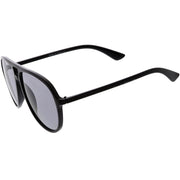 zeroUV Classic 80s Inspired Color Tinted Lens Retro Aviator Sunglasses D015 Sunglasses