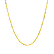 Bids.com 14k Yellow Gold Sparkle Chain 1.5mm Necklaces