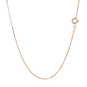 Bids.com 14k Rose Gold Classic Box Chain 0.45mm Necklaces