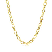 Bids.com 4.6mm 14k Yellow Gold Oval Rolo Chain Necklaces