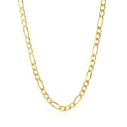 Bids.com 3.8mm 14k Yellow Gold Solid Figaro Chain Necklaces