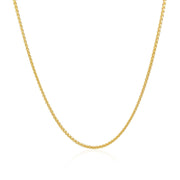 Bids.com 14k Yellow Gold Round Chain 1.2mm Necklaces