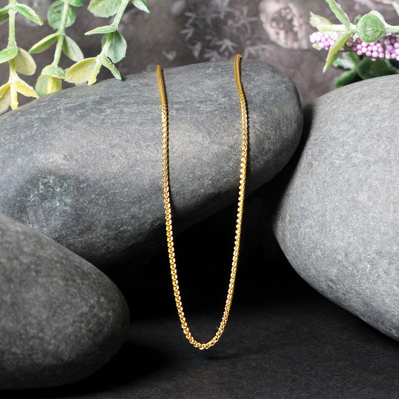 Bids.com 14k Yellow Gold Round Chain 1.2mm Necklaces