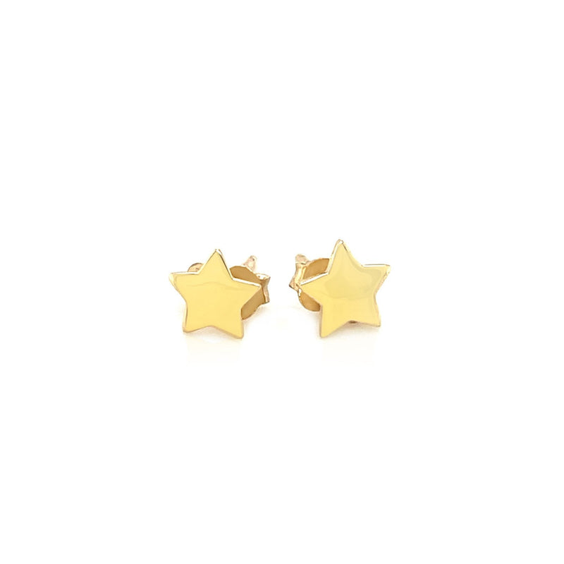 Bids.com 14k Yellow Gold Post Earrings with Stars Earrings