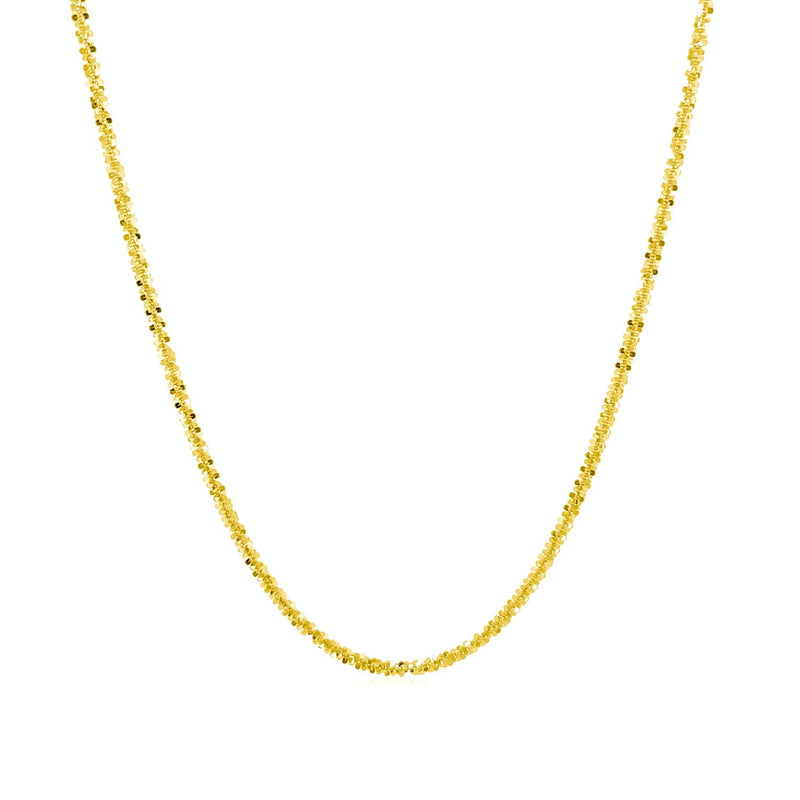 Bids.com 10k Yellow Gold Sparkle Chain 1.50 mm) Necklaces