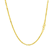 Bids.com 10k Yellow Gold Sparkle Chain 1.50 mm) Necklaces
