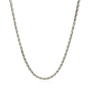 Bids.com 2.2mm Sterling Silver Rhodium Plated Wheat Chain Necklaces