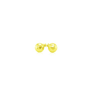Bids.com 14k Yellow Gold Ball Earrings with Faceted Texture Earrings
