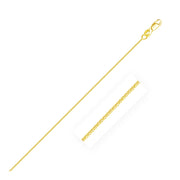 Bids.com 10k Yellow Gold Gourmette Chain 1.0mm Necklaces
