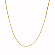 Bids.com 10k Yellow Gold Gourmette Chain 1.0mm Necklaces