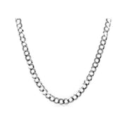 Bids.com 2.6mm 14k White Gold Solid Curb Chain Necklaces