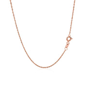 Bids.com 14k Rose Gold Singapore Chain 1.0mm Necklaces