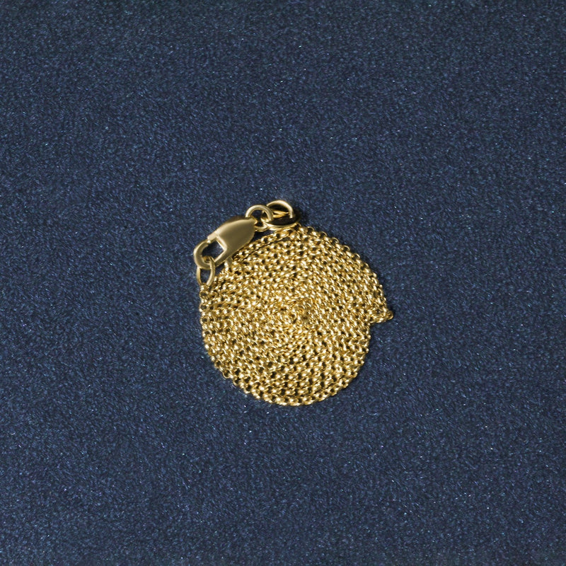 Bids.com 14k Yellow Gold Diamond Cut Rolo Chain 1.1mm Necklaces