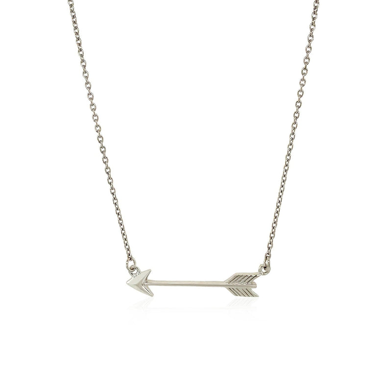 Bids.com Necklace with Arrow in Sterling Silver Necklaces