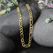 Bids.com 10K Yellow Gold Solid Figaro Chain (4.50 mm) Necklaces