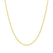 Bids.com 14k Yellow Gold Round Cable Link Chain 1.5mm Necklaces