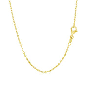 Bids.com 14k Yellow Gold Round Cable Link Chain 1.5mm Necklaces
