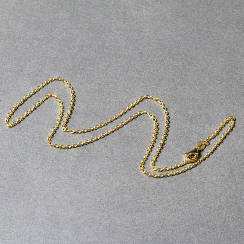 Bids.com 14k Yellow Gold Round Cable Link Chain 1.5mm Necklaces