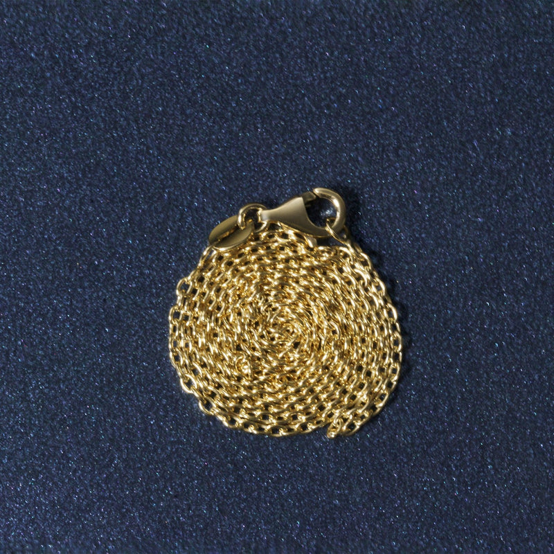 Bids.com 14k Yellow Gold Round Cable Link Chain 1.5mm Necklaces