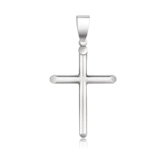 Bids.com 14k White Gold Slim Cross with Tapered Ends Pendant Pendants
