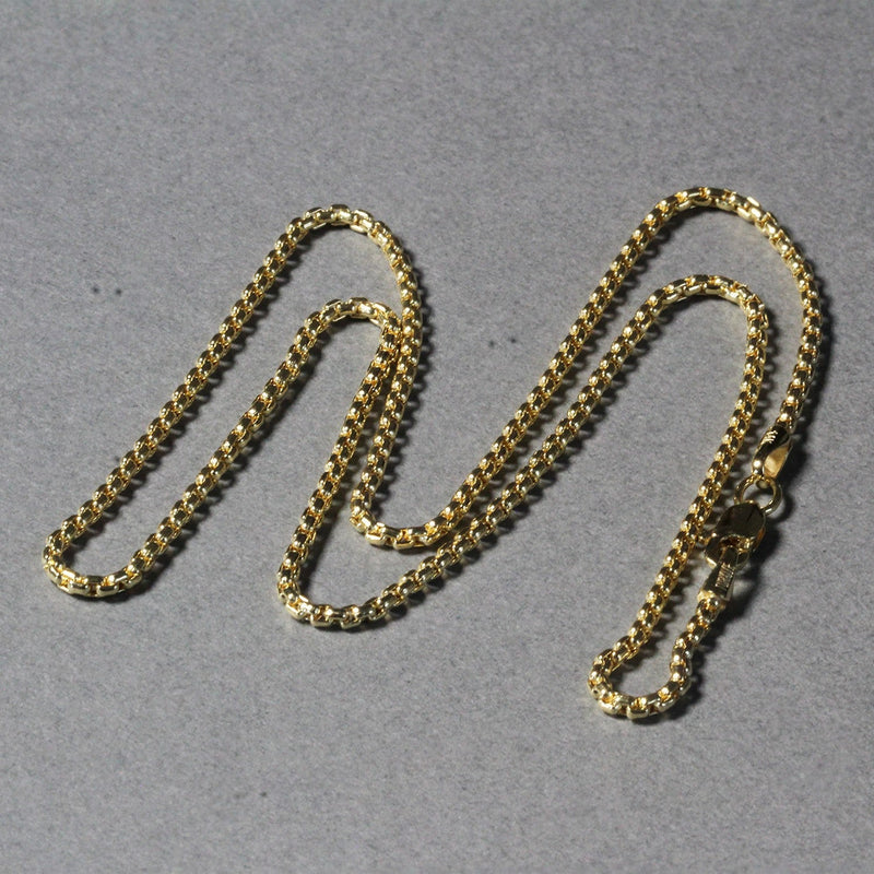 Bids.com 14k Yellow Gold Round Box Chain 1.7mm Necklaces