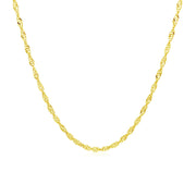 Bids.com 10k Yellow Gold Singapore Chain 1.5mm Necklaces