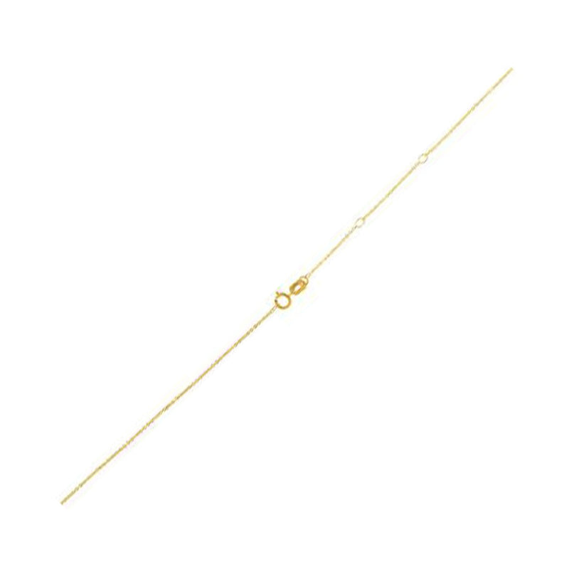 Bids.com Adjustable Cable Chain in 14k Yellow Gold (0.97 mm) Necklaces
