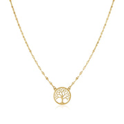 Bids.com 14K Yellow Gold Tree of Life Necklace Necklaces