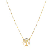 Bids.com 14K Yellow Gold Tree of Life Necklace Necklaces
