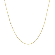 Bids.com 14k Yellow Gold Classic Box Chain 0.6mm Necklaces