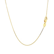 Bids.com 14k Yellow Gold Classic Box Chain 0.6mm Necklaces