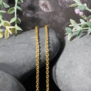 Bids.com 3.0mm 14k Yellow Gold Forsantina Lite Cable Link Chain Necklaces