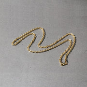Bids.com 3.0mm 14k Yellow Gold Forsantina Lite Cable Link Chain Necklaces