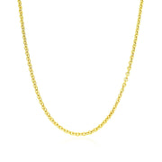 Bids.com 14k Yellow Gold Forsantina Lite Cable Link Chain 1.9mm Necklaces