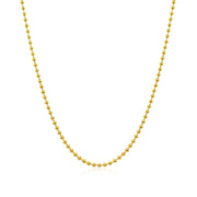Bids.com 18k Yellow Gold Bead Chain 1.5mm (1.50 mm) Necklaces