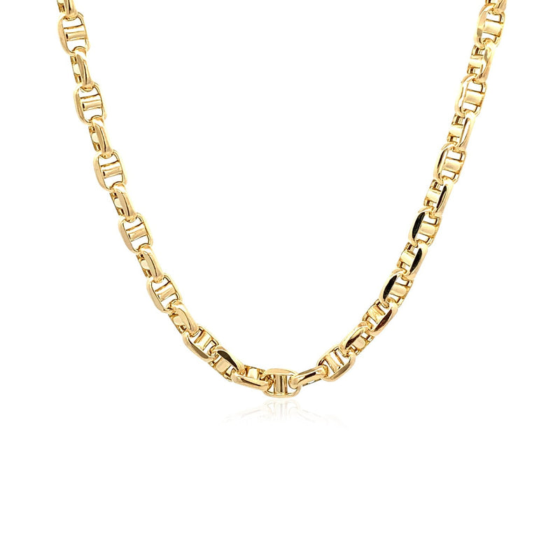 Bids.com 4.5mm 14k Yellow Gold Anchor Chain Necklaces