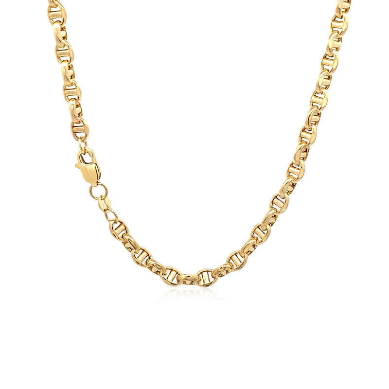 Bids.com 4.5mm 14k Yellow Gold Anchor Chain Necklaces