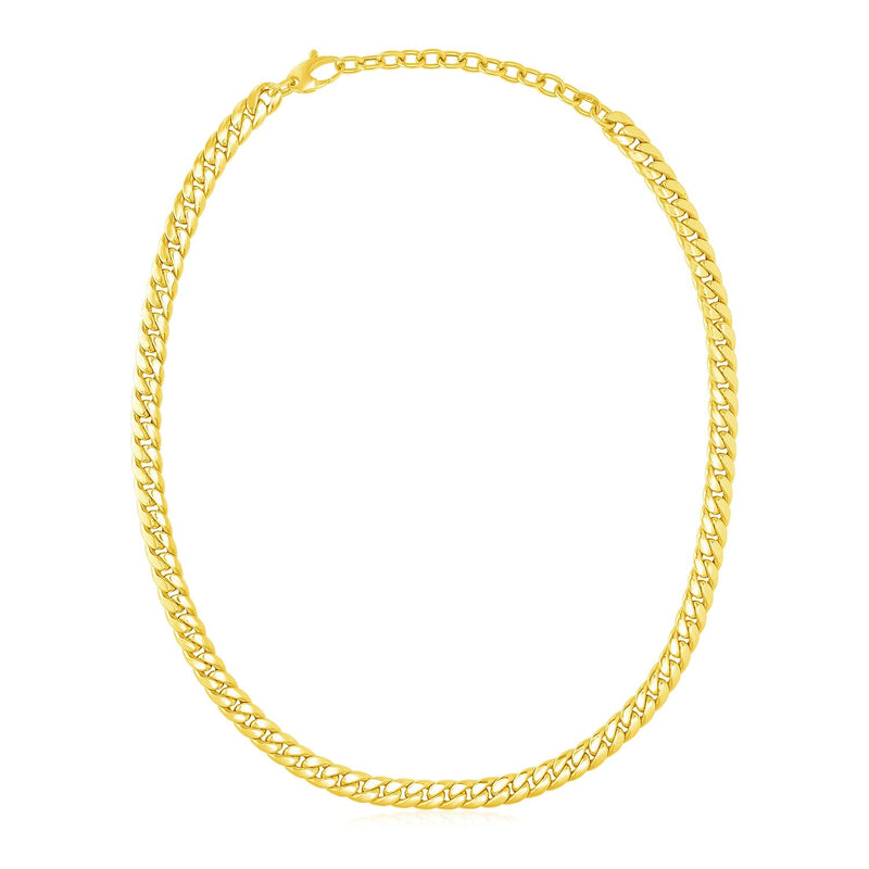Bids.com 14k Yellow Gold Cuban Chain Choker Necklace Necklaces