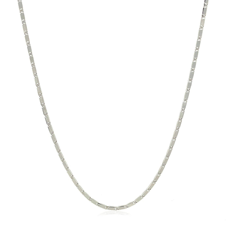 Bids.com 14k White Gold Lumina Pendant Chain 1.0mm Necklaces
