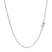 Bids.com 14k White Gold Lumina Pendant Chain 1.0mm Necklaces